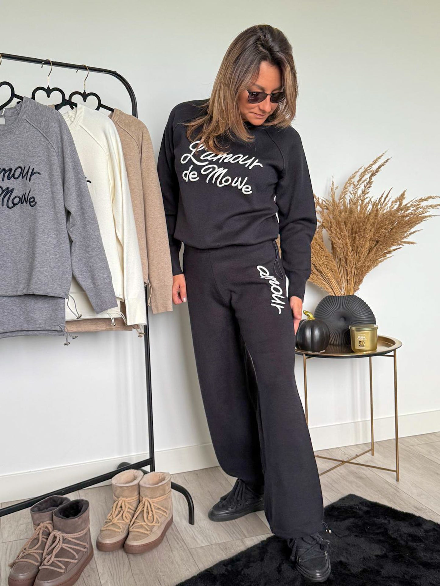 Dres dzianinowy ze ściągaczami