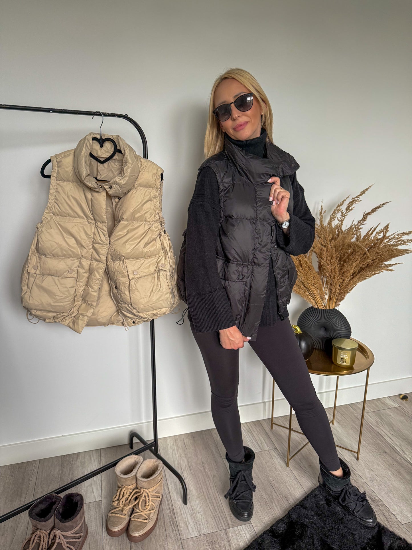 Kamizelka z falbanką