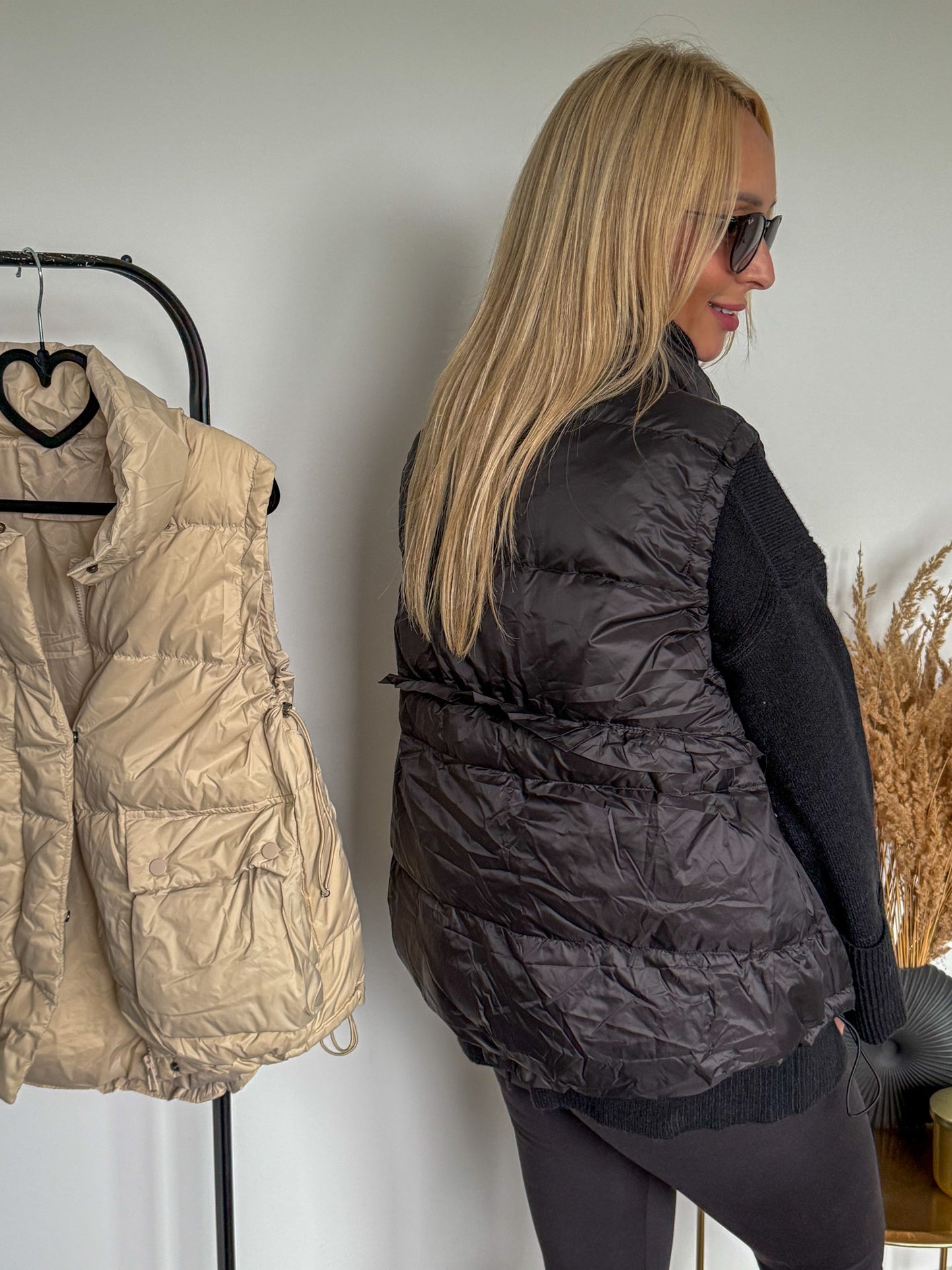 Kamizelka z falbanką